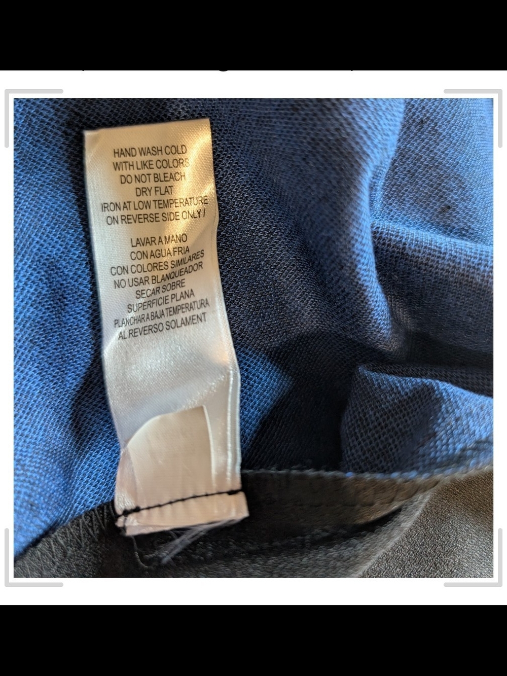 Sandra Darren Blue & Black Fit-and-Flare Mini Dress - Picture 7 of 9